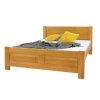 Masivní manželská dřevěná postel MP-ELZA  borovice masiv