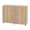 Komoda K-4+2 MDF (Barva kašmír)