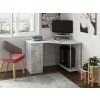 PC stůl ATLANT, rohový (Barva kašmír)
