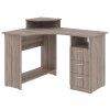 PC stůl KOMPAKT, rohový (Barva kašmír)