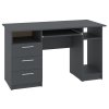 PC stůl OSKAR (Barva antracit)