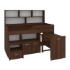 Patrová postel NAVIGATOR, 80 x 190 cm, s psacím stolem a regály (Barva antracit)