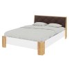 Ліжко 140 Моніка тахо+білий+коричневий premium