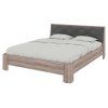 Ліжко 160 Моніка трюфель+сірий premium
