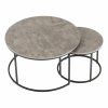 iklin set 2 stolikov beton cierny 15