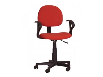 Kancelárska stolička TC3-227 červená s opierkami