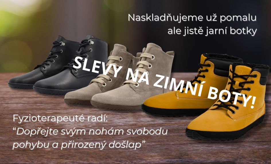 banner sleva na zimní boty