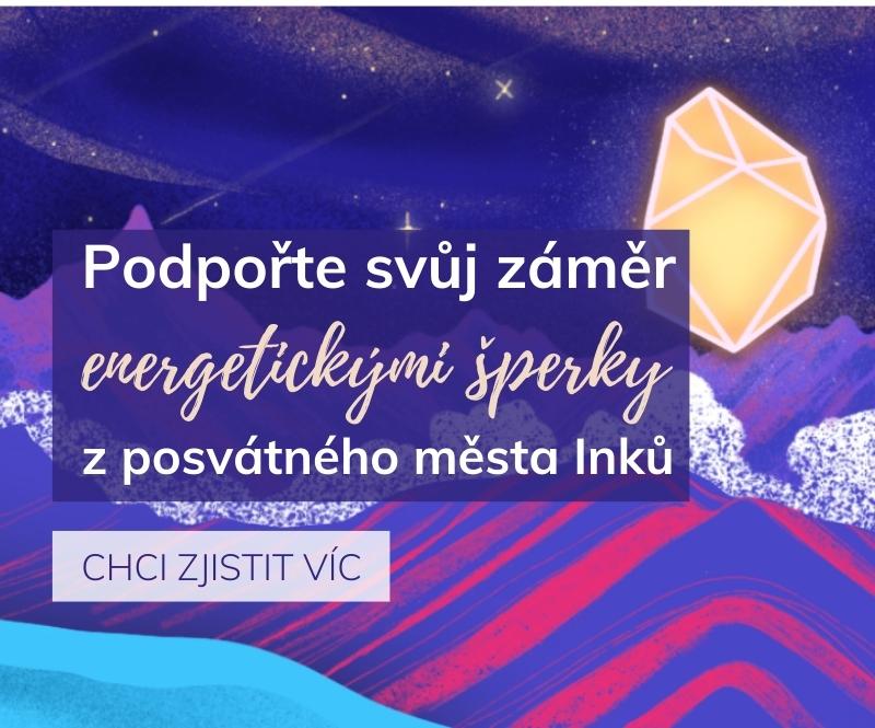 Podpora záměru peruánskými šperky