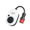go e charger gemini flex 22 kw charging side view