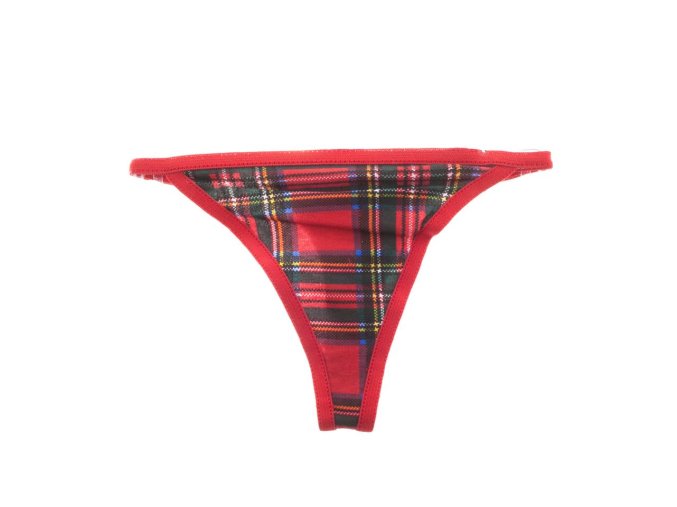 a06163 Ladies Tartan G String main