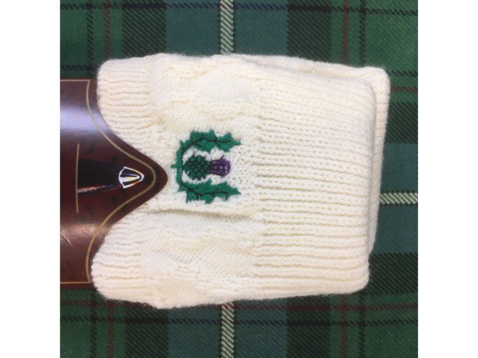 Kilt hose with embroidery - thistle