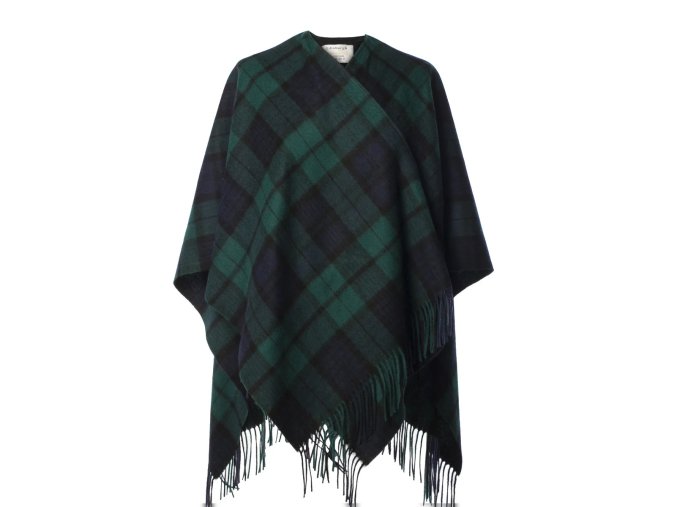 edinburgh lambswool mini cape BW