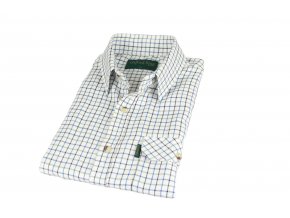 SH1 Tattersal mens check shirt BLUE 1800x1200