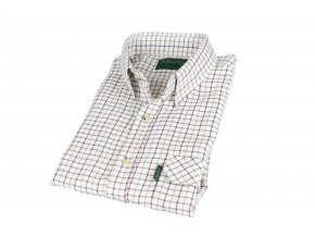 SH1 Tattersal mens check shirt RED 1800x1200