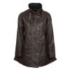 W47 Katrina womens BROWN wax jacket 250x