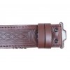 L BT08 Celtic Brown Leather Belt Clip