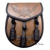 L SDY05 Brown Leather Sporran 300x300