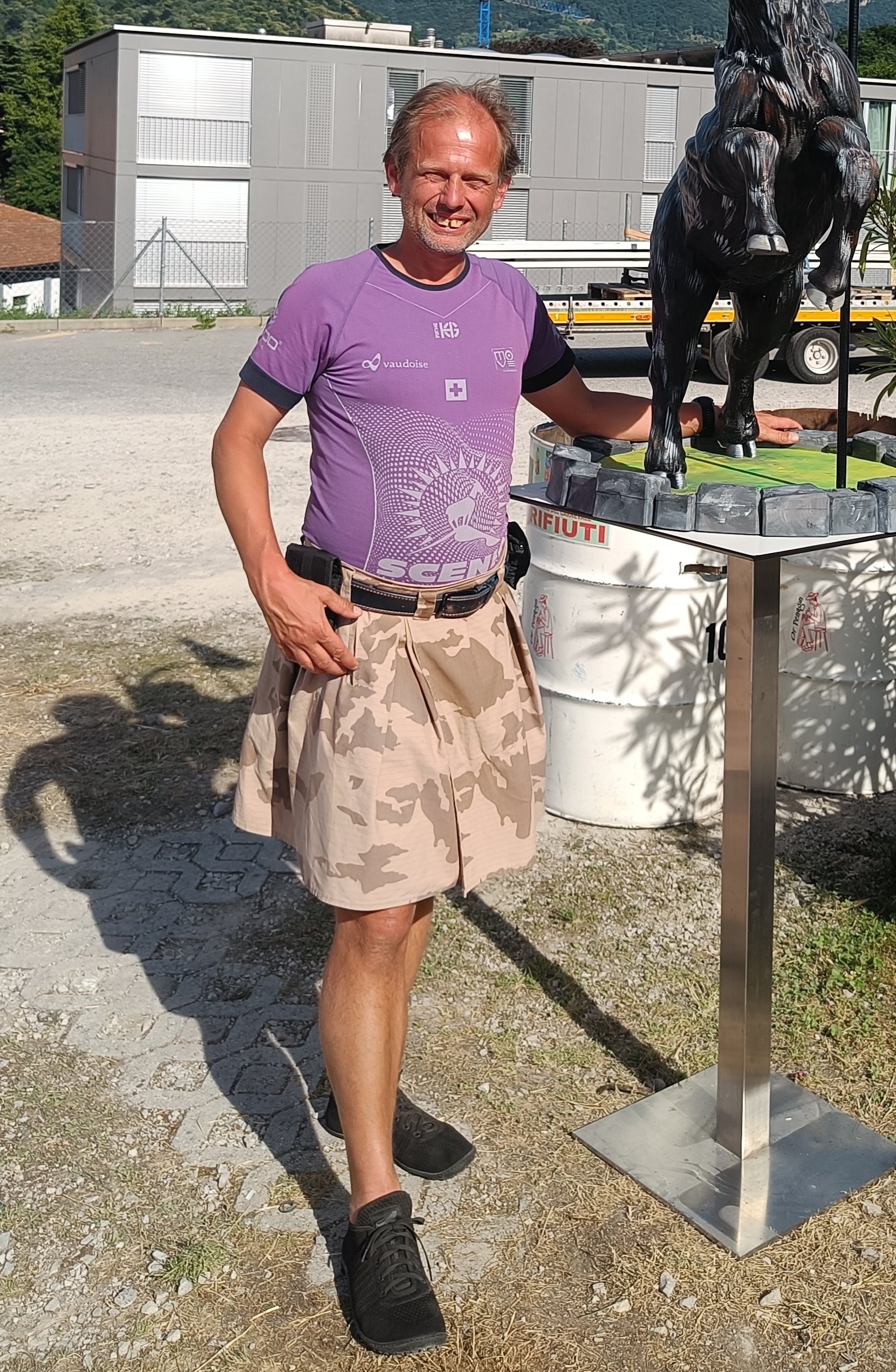 Kilt Zahálka - Sportovní kilt - maskáč