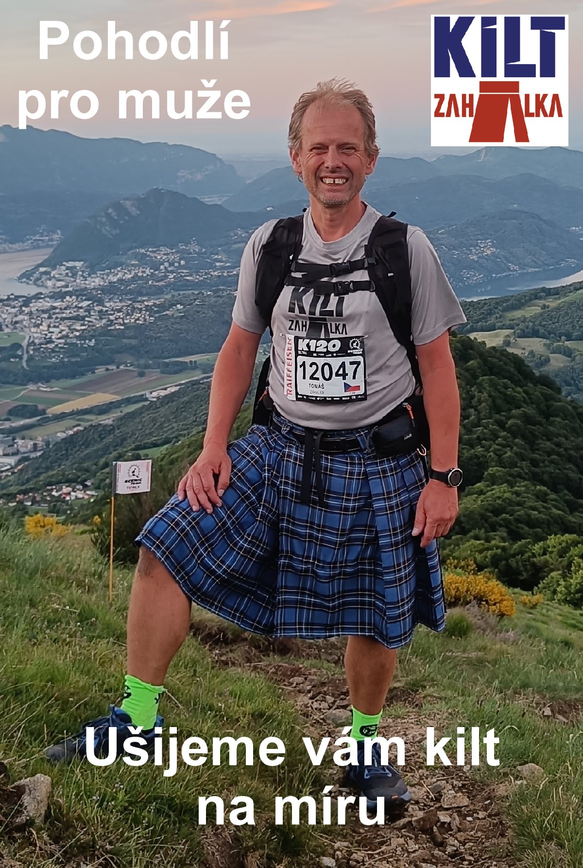 Kilt Zahálka - Pohodlí pro muže