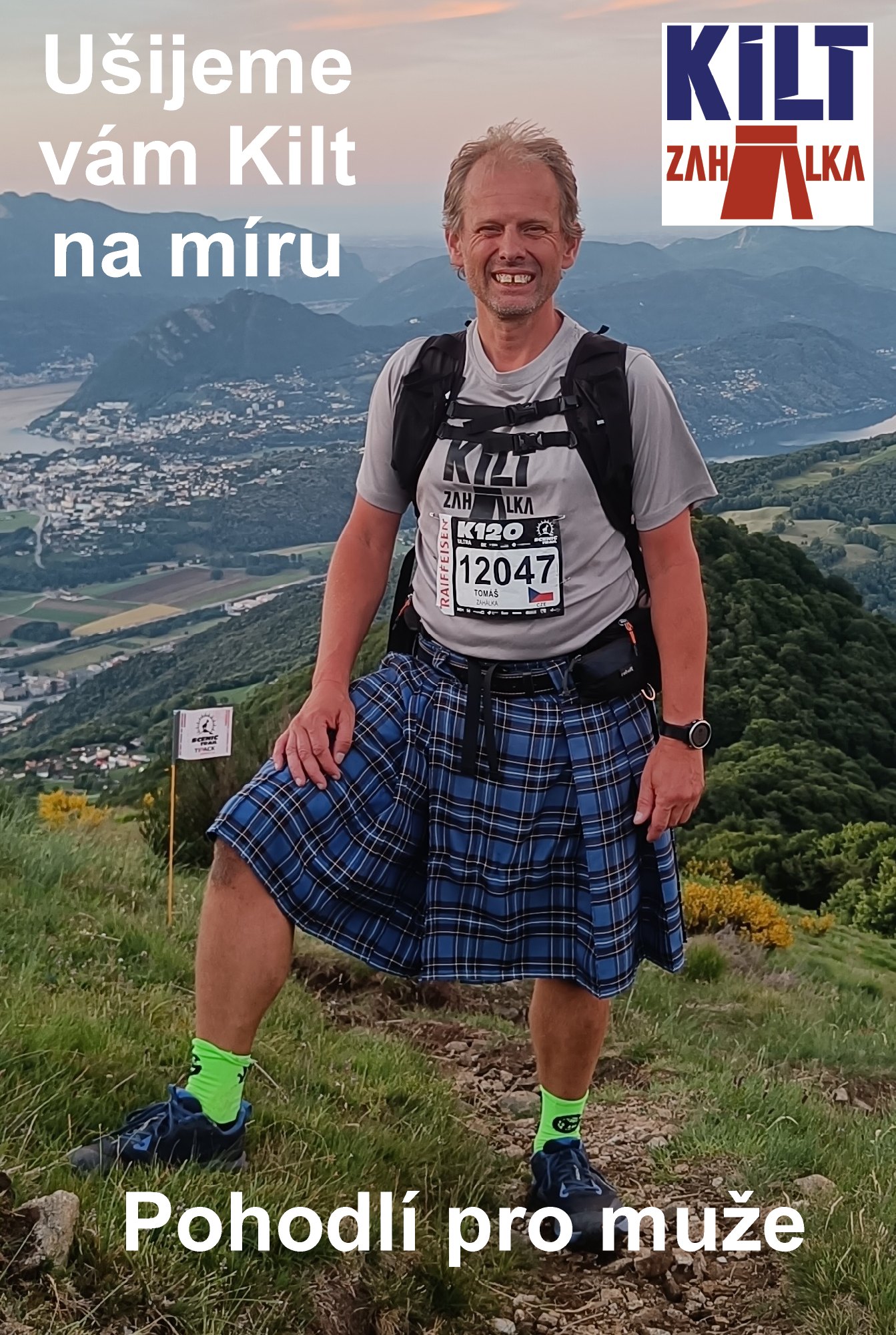 Kilt Zahálka - Pohodlí pro muže