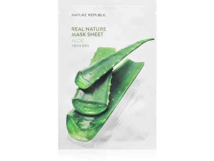 real nature aloe mask sheet