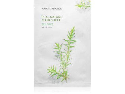 real nature tea tree mask sheet