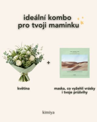 Kytka je jistota. Ale skincare, která mamce vrátí glow, co jí berou tvoje nervy? To je teprve dárek z lásky. 💐 Ať už...