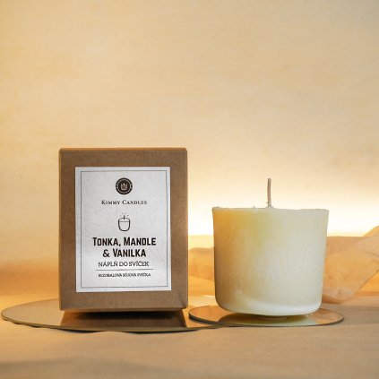 napln do svicek Kimmy candles tonka mandle a vanilka