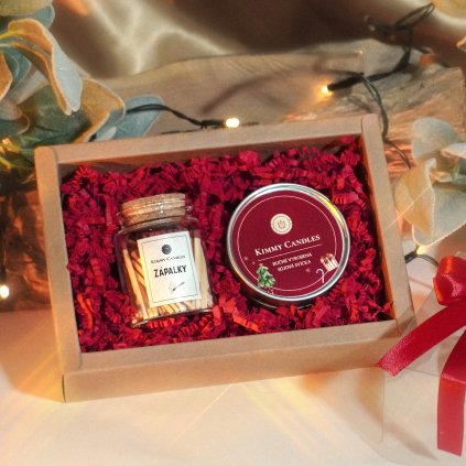 vánoční dárky svíčky set