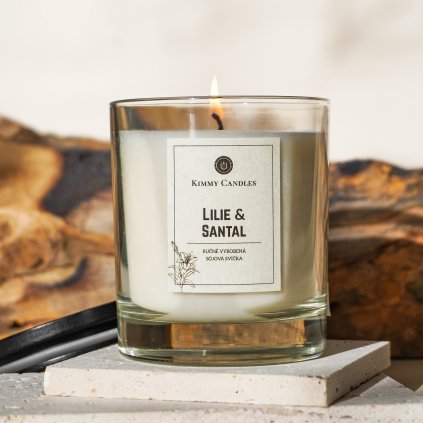 sojova svicka lilie a santal kimmy candles