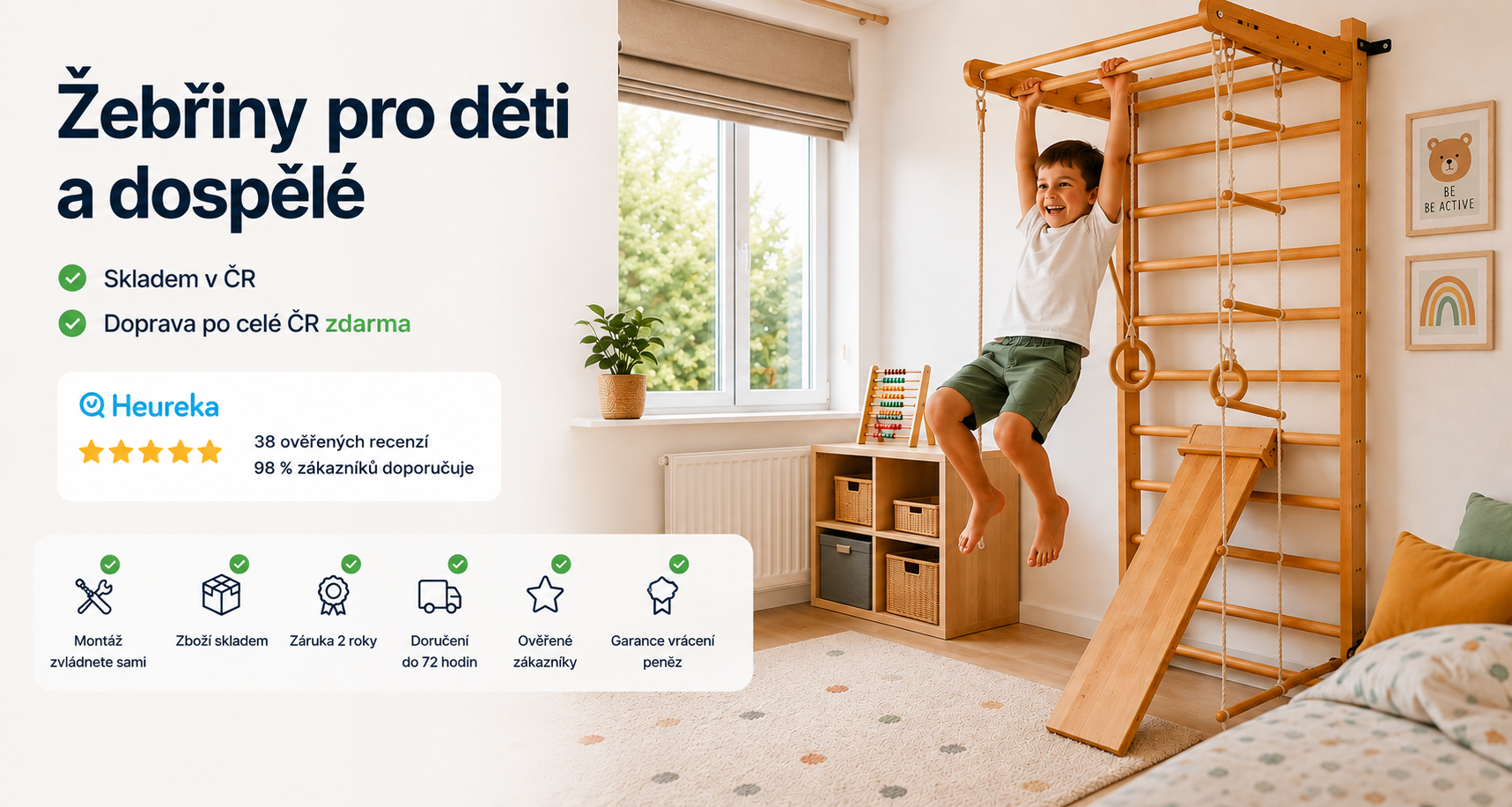 Zebriny pro deti a dospely