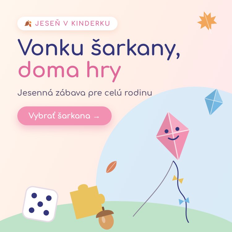 Vonku šarkany, doma hry – jesenná zábava v Kinderku