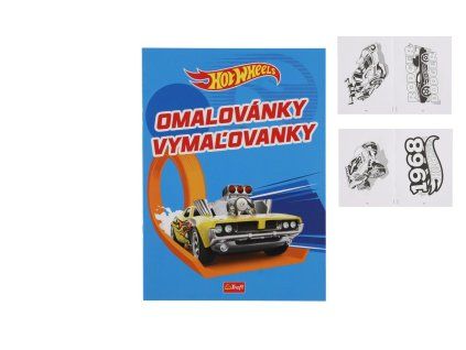 Omaľovánky Hot Wheels 20x27,5 cm