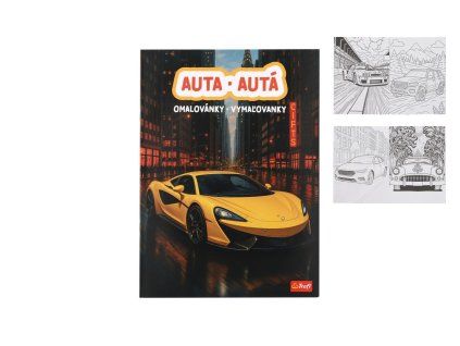 Omaľovánky Autá 20x27,5cm