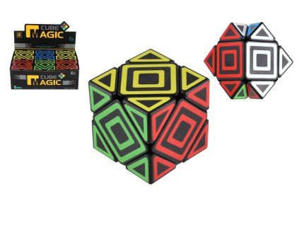 Kocka hlavolam plast 5,5x5,5cm 6ks v boxe