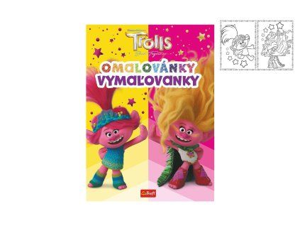Omaľovánky Trollovia/Trolls 20x27,5cm