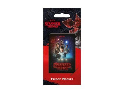 Magnetka Stranger Things 5x8cm na karte