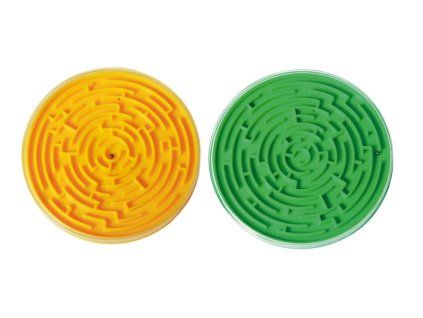 Bludisko hra hlavolam plast priemer 8cm