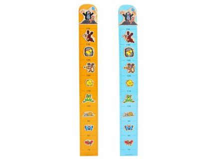 Meter Krtko na stenu drevo 100cm 2 farby