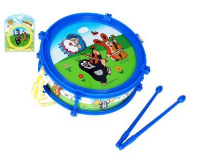 Krtko / Krtkov bubienok plast 20cm + 2 paličky 2 farby v krabičke
