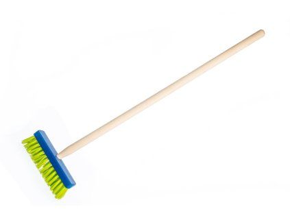 Metla modrá s násadou drevo 80cm náradie