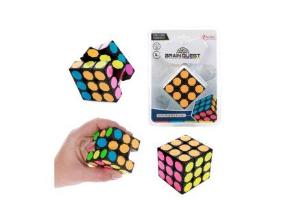 Hlavolam kocka plast 6x6cm v blistri