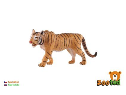 Tiger indický zooted plast 13,5 cm