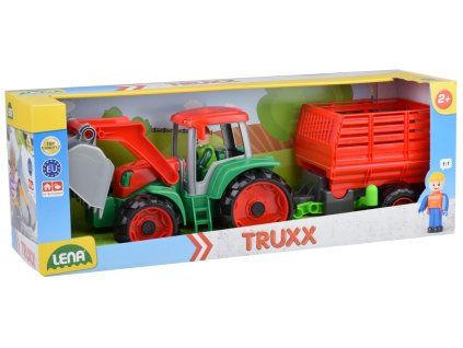 LENA traktor s prívesom na seno