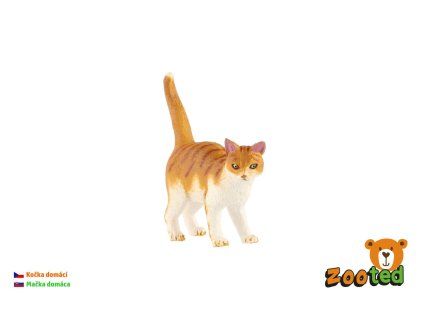 Mačka domáca zooted plast 6cm