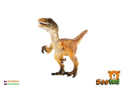 Velociraptor dinosaurus zooted plast 16cm