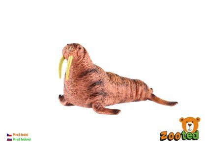 Mrož ľadový zooted plast 14cm