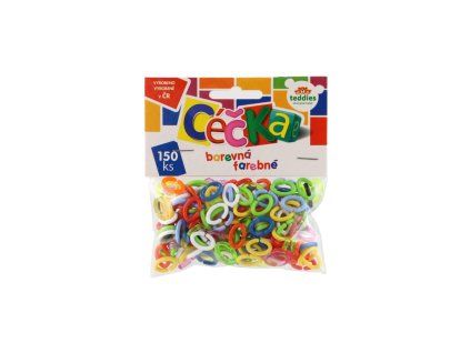 Céčka farebná 150 ks plast v sáčku