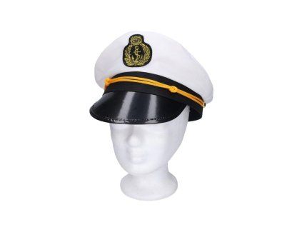 Čiapka karnevalová kapitán lode 27x24cm