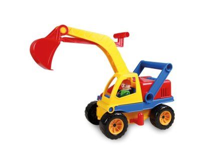 Auto bager s figúrkou aktívny plast 35cm 24m+